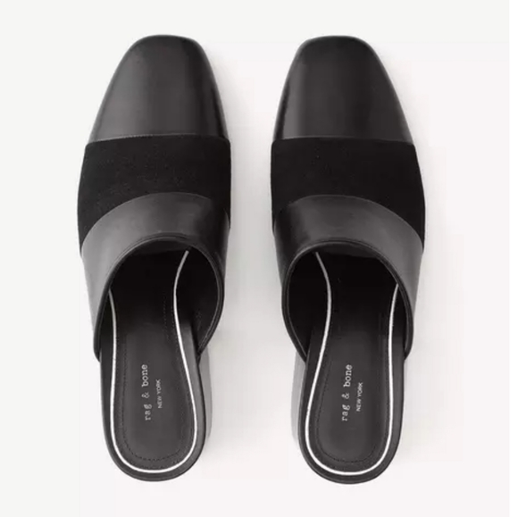 Rag & Bone Millie Mule Black 6 nwt - Picture 3 of 8